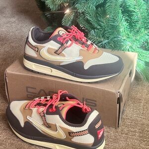 Mens Nike Air Max Cactus Jack with Brown and Cream Highlights